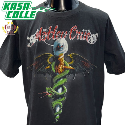 [MÖTLEY CRÜE] Motley Crue "DR. FEELGOOD" 90's Vintage T-shirt