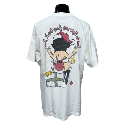 【BETTY BOOP】ベティ・ブープ "DECK THE HALLS" 90's Vintage Tシャツ