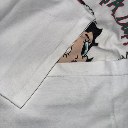 【BETTY BOOP】ベティ・ブープ "DECK THE HALLS" 90's Vintage Tシャツ