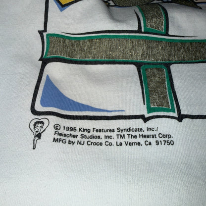 【BETTY BOOP】ベティ・ブープ "DECK THE HALLS" 90's Vintage Tシャツ