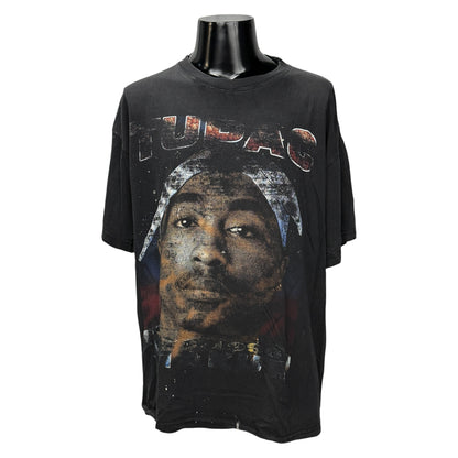 【2PAC】2パック "MAKAVELI AGAINST ALL ODDS" RAPtee Vintage Tシャツ