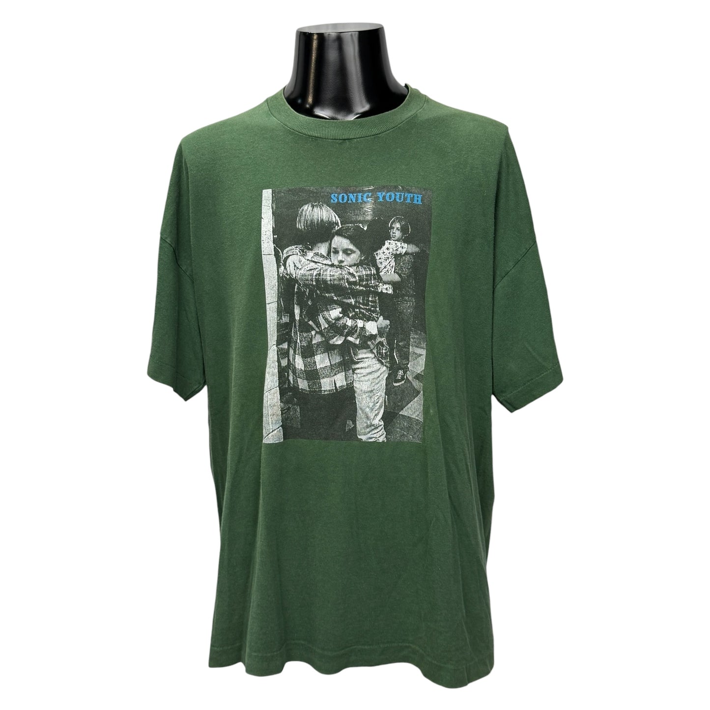 【SONIC YOUTH】ソニック・ユース "DANCING KIDS" GREEN 90's Vintage Tシャツ