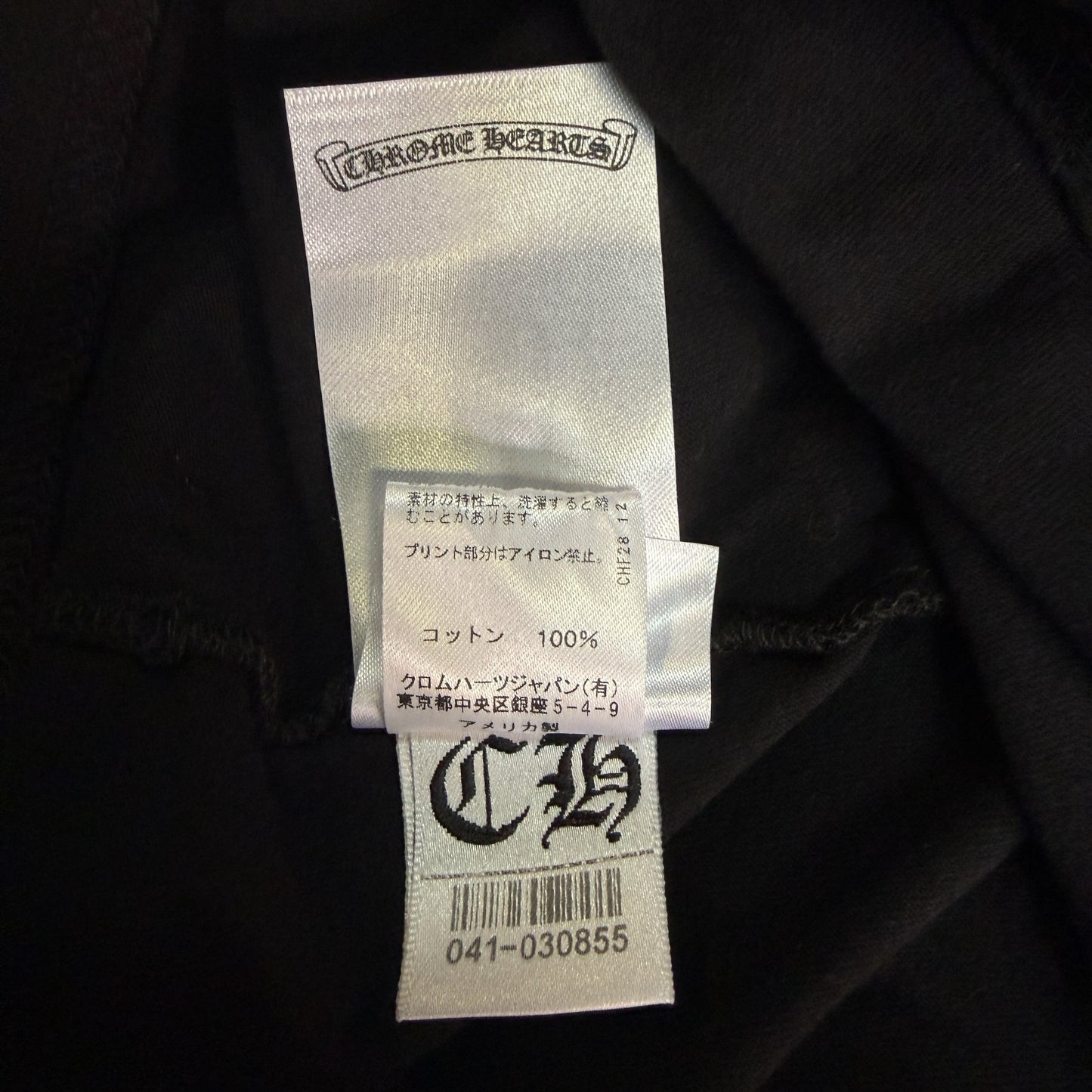 [CHROME HEARTS] Chrome Hearts neck logo long T-shirt