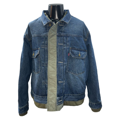 [sacai / Levi's] Sacai Levi's Denim x Nylon Twill MA-1 Jacket, Reversible
