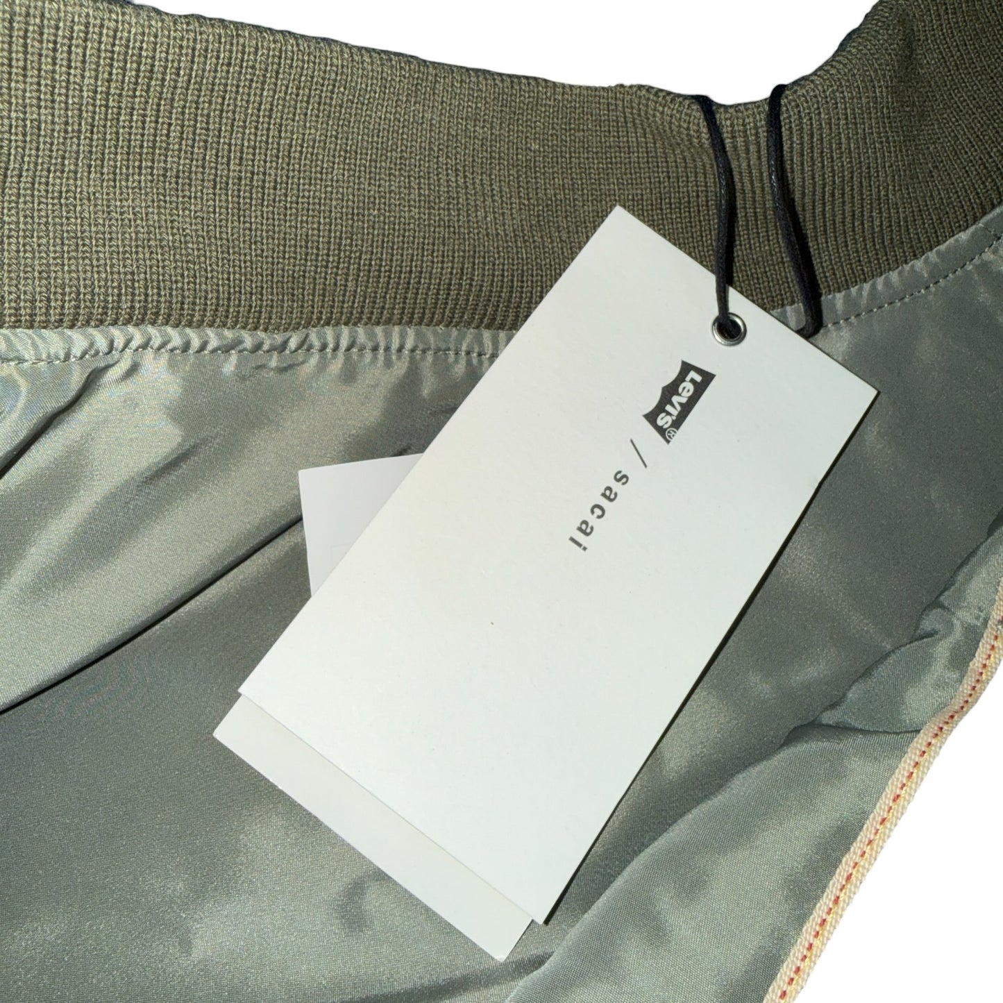 [sacai / Levi's] Sacai Levi's Denim x Nylon Twill MA-1 Jacket, Reversible