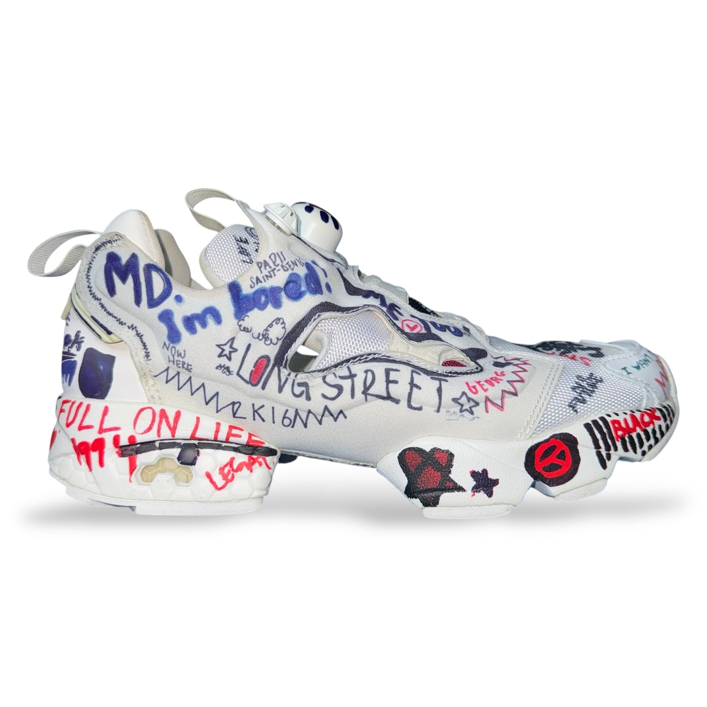 [VETEMENTS x Reebok] Vetements x Reebok Instapump Fury "Graffiti" Sneakers