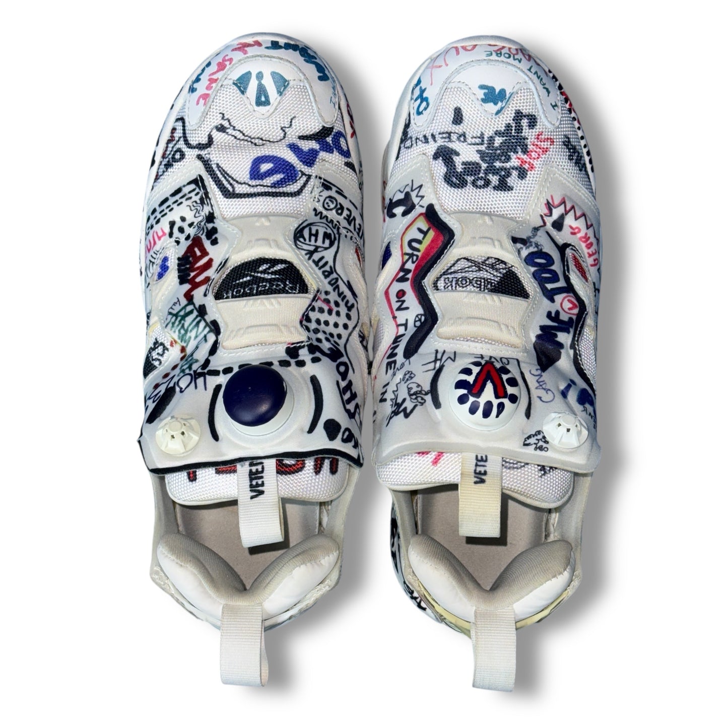 [VETEMENTS x Reebok] Vetements x Reebok Instapump Fury "Graffiti" Sneakers