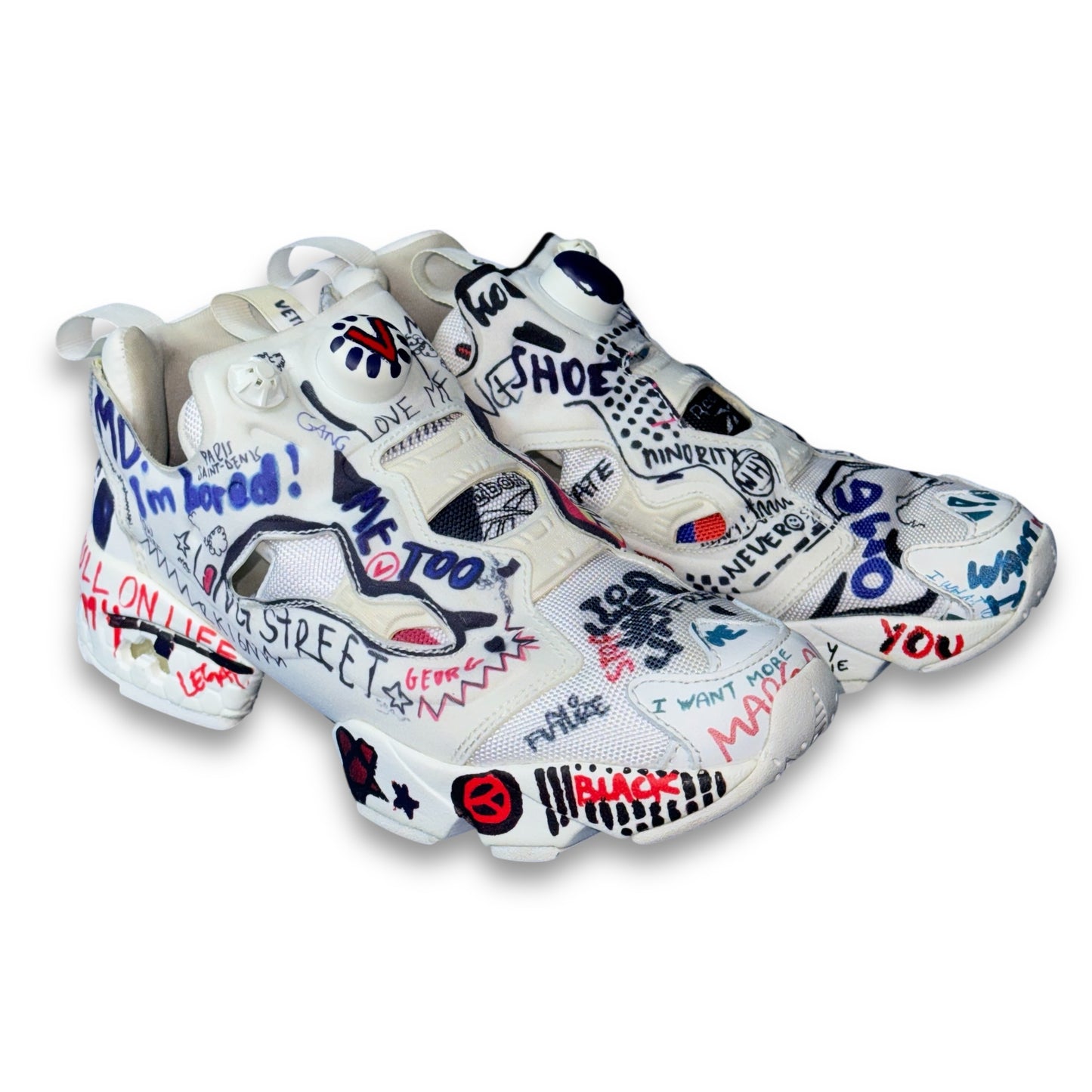 [VETEMENTS x Reebok] Vetements x Reebok Instapump Fury "Graffiti" Sneakers