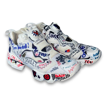 [VETEMENTS x Reebok] Vetements x Reebok Instapump Fury "Graffiti" Sneakers