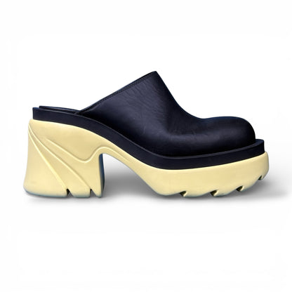 [BOTTEGA VENETA] Bottega Veneta "FLASH" Flash Leather Mule Sandals