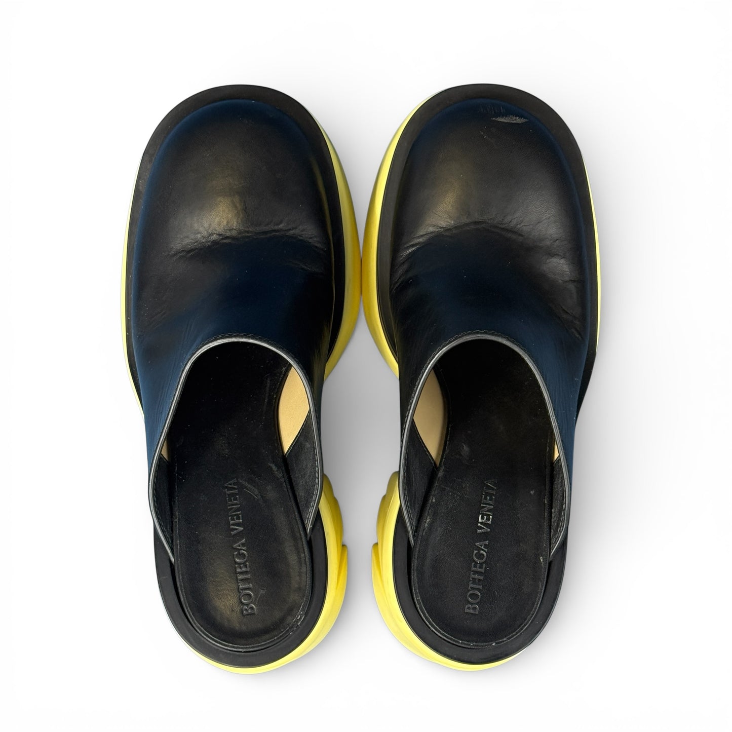 [BOTTEGA VENETA] Bottega Veneta "FLASH" Flash Leather Mule Sandals