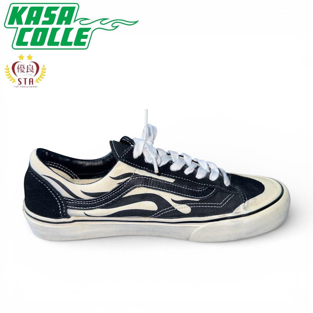 【VANS】ヴァンズ バンズ OLD SKOOL "BLACK / WHITE FLAME " スニーカー
