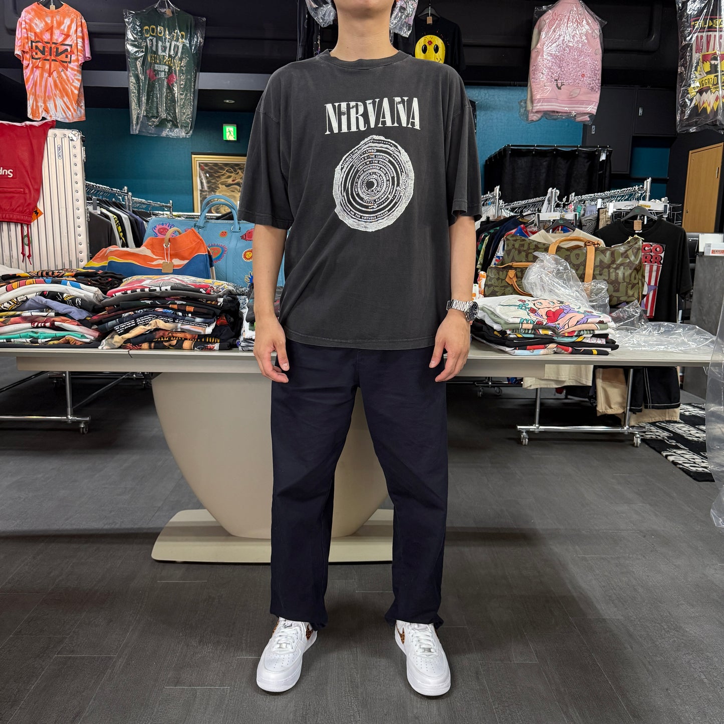 【NIRVANA】ニルヴァーナ "VESTIBULE" 90's ユーロVintage Tシャツ