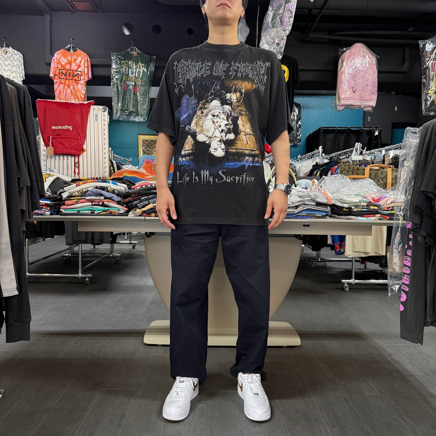 【CRADLE OF FILTH】クレイドル・オブ・フィルス "Life Is My Sacrifice" 90's Vintage Tシャツ