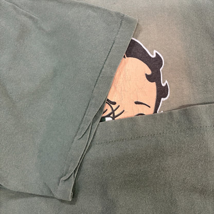 【BETTY BOOP】ベティ・ブープ "CAMO PANTS / GIRLS RULE" 90's Vintage Tシャツ