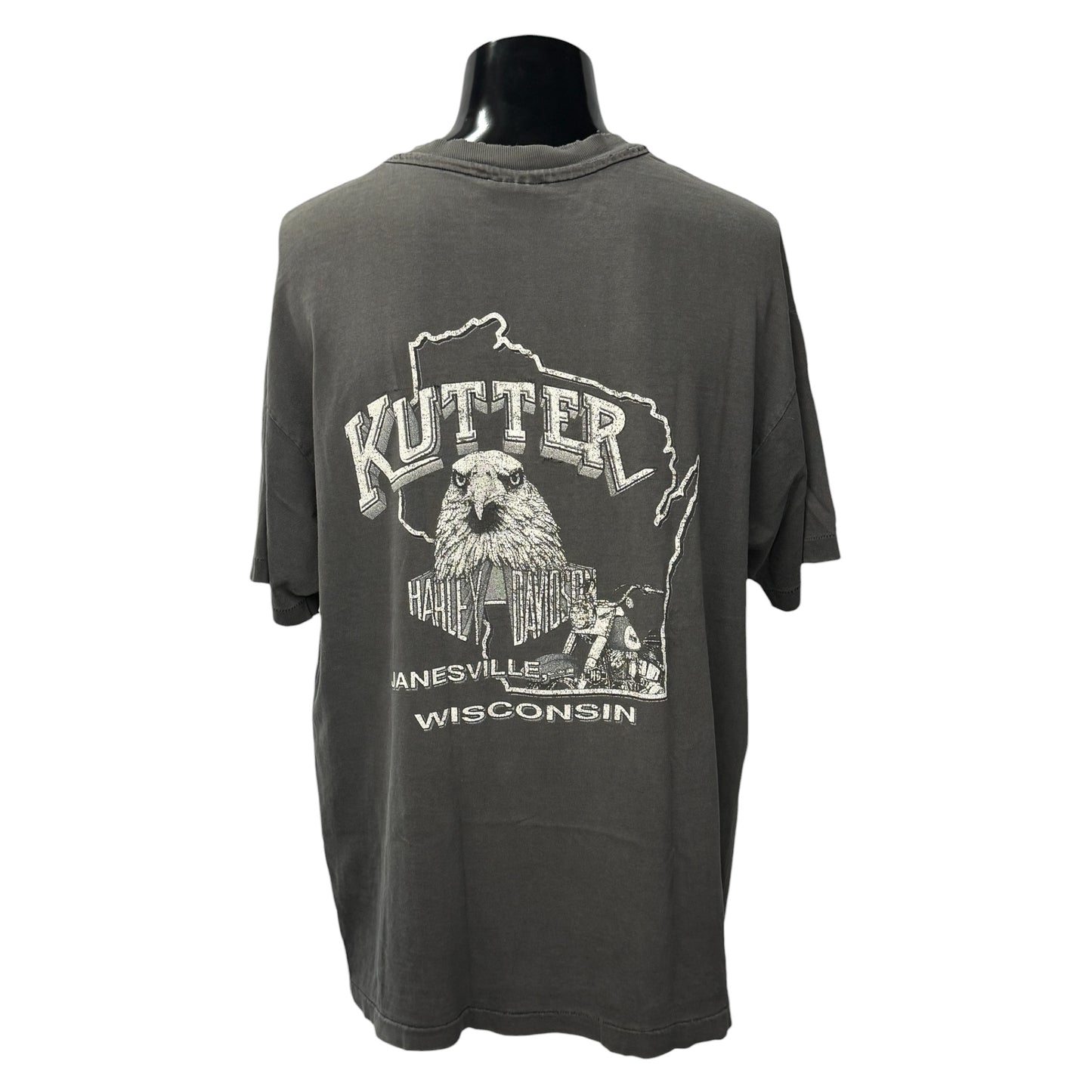 【HARLEY-DAVIDSON】ハーレーダビッドソン "FOREVER FREE" 90's Vintage ポケットTシャツ