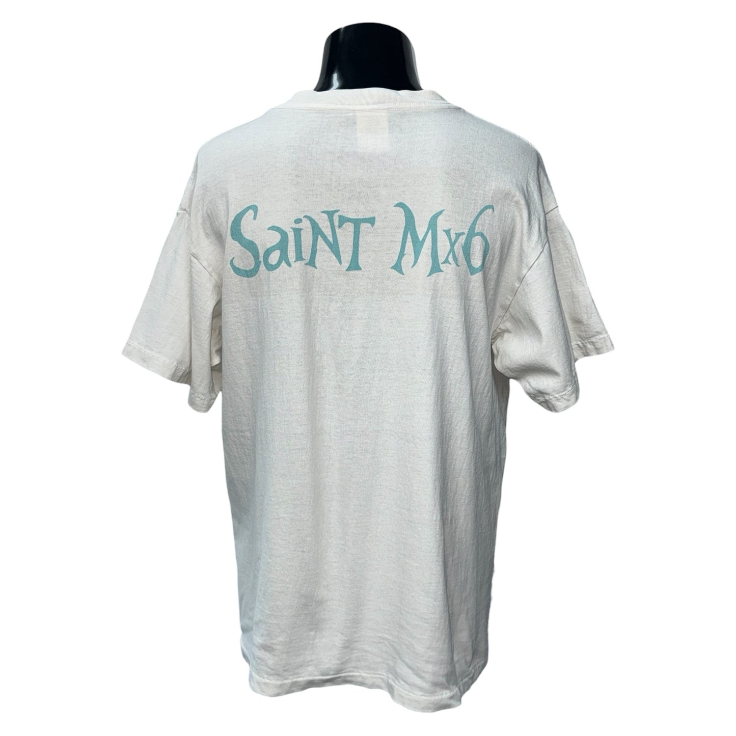 【SAINT Mxxxxxx】セントマイケル "ALICE IN WONDERLAND WHITE QUEEN" 23SS Tシャツ