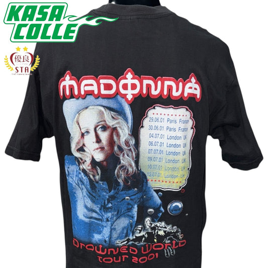 【MADONNA】マドンナ "Drowned World Tour" 2001 Vintage Tシャツ