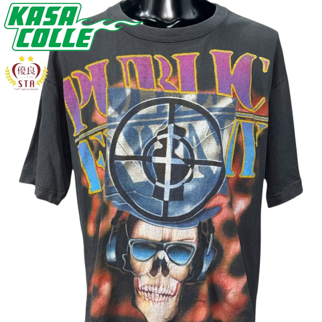 【PUBLIC ENEMY】パブリックエネミー "Skull & Target" 90's Vintage Tシャツ