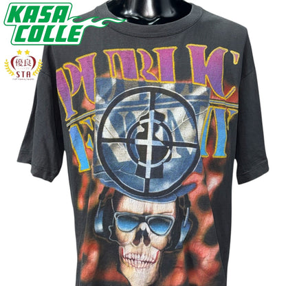 【PUBLIC ENEMY】パブリックエネミー "Skull & Target" 90's Vintage Tシャツ