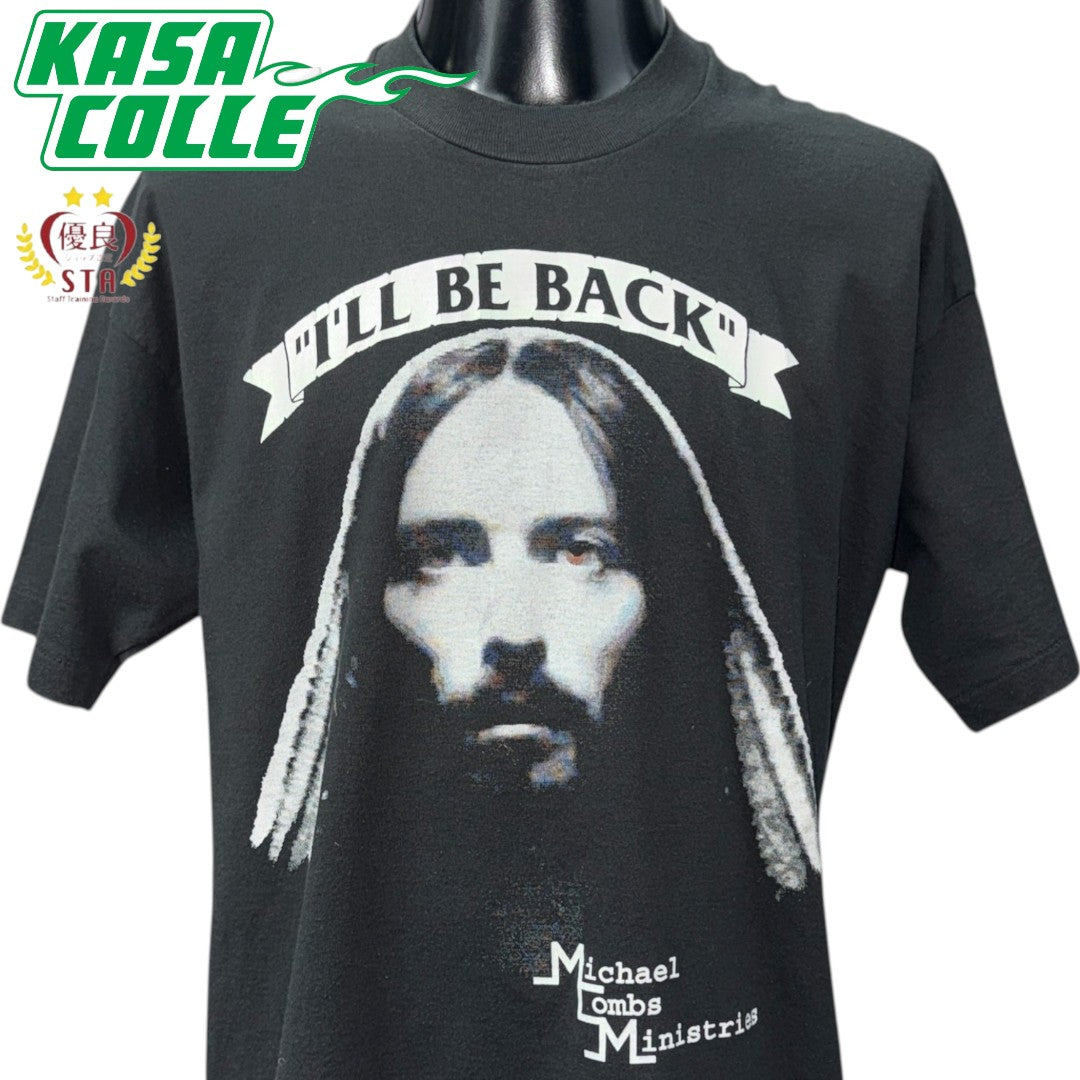 【MICHAEL COMBS MINISTRIES】マイケル・コームズ・ミニストリーズ "I’LL BE BACK" Vintage Tシャツ