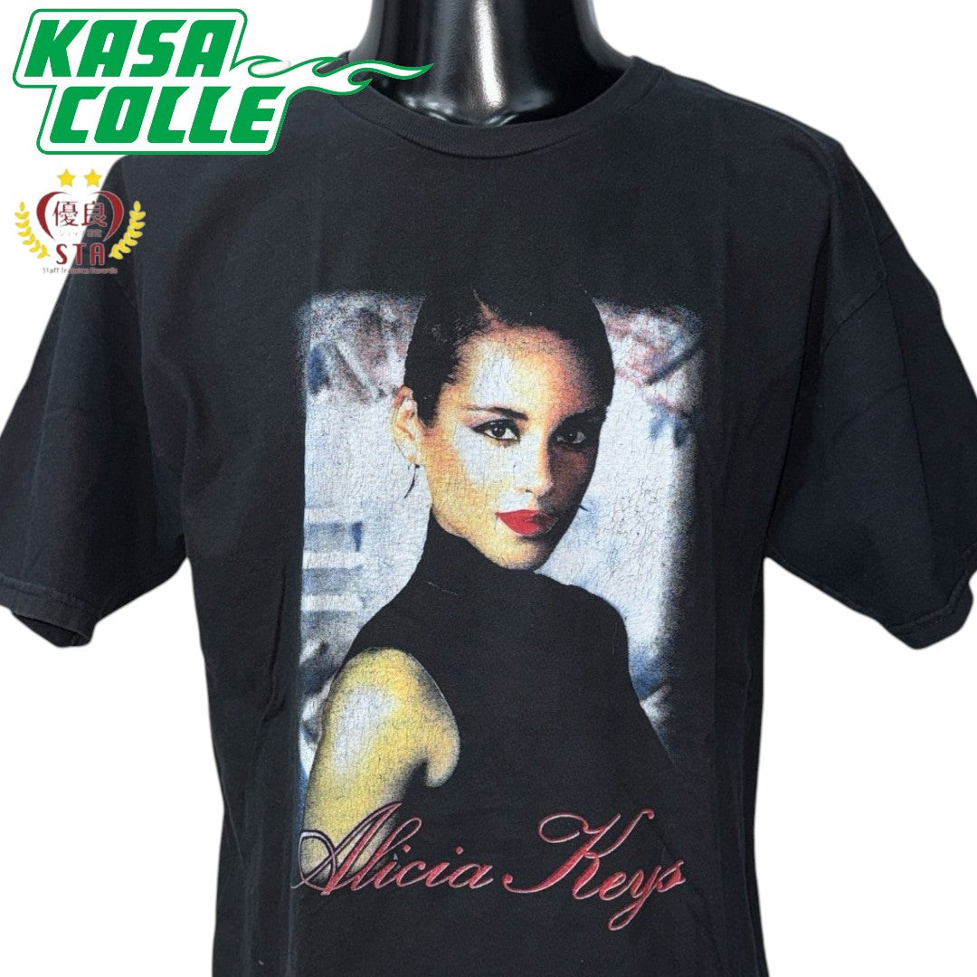 【ALICIA KEYS】アリシア・キーズ "SET THE WORLD ON FIRE TOUR 2013" Tシャツ