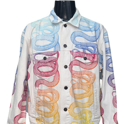 【SUPREME × HYSTERIC GLAMOUR】シュプリーム ヒステリックグラマー 21SS Snake Denim Trucker Jacket