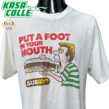 SUBWAY ヴィンテージ Tシャツ USA製 Screen Stars 企業T ファストフード 90s vintage