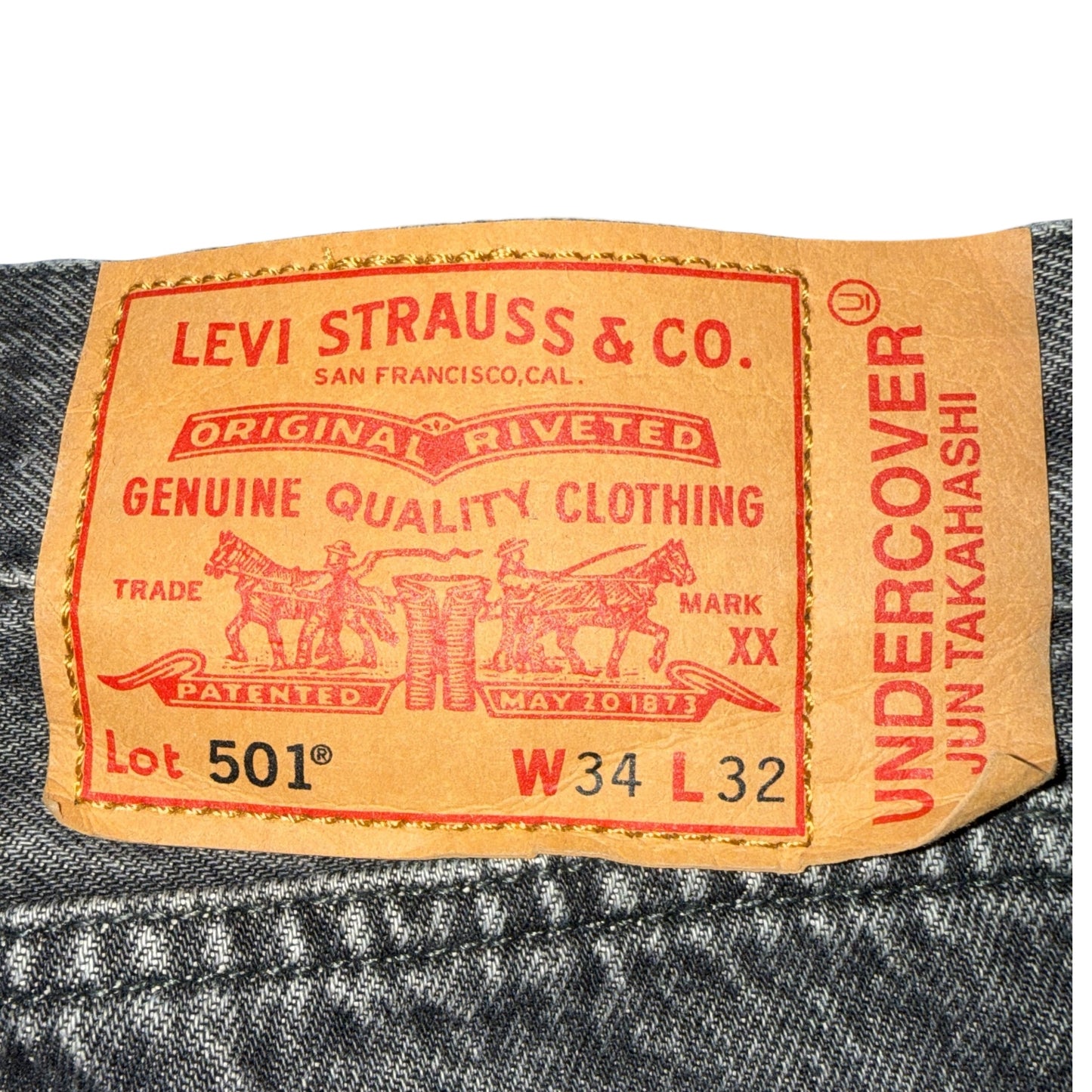 【Levi's × UNDERCOVER】リーバイス × アンダーカバー 501 デニムパンツ