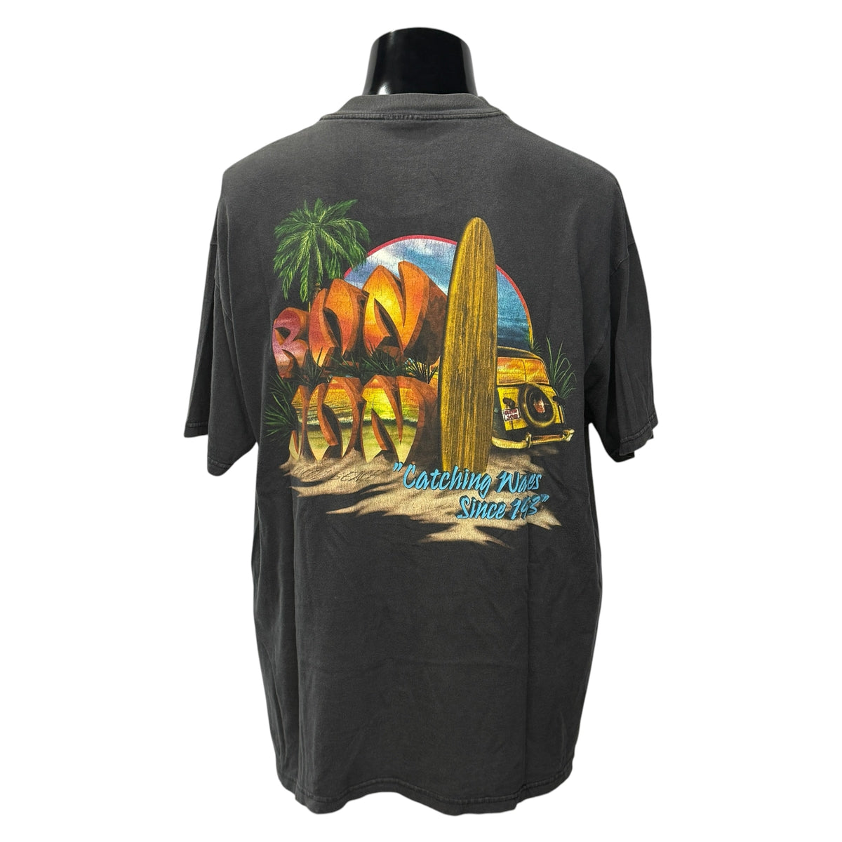 【RON JON】ロンジョン "Surfboard Graphics" 90's Vintage Tシャツ