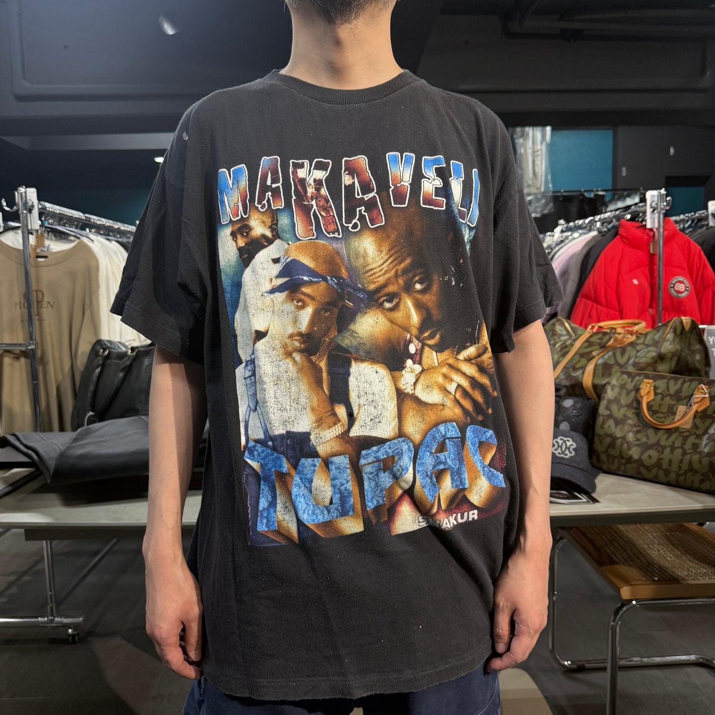 【2PAC】2パック MAKAVELI THUG LIFE RAP TEE Vintage Tシャツ
