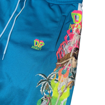 【DOUBLET】ダブレット CHAOS EMBROIDERY TRACK PANTS パンツ