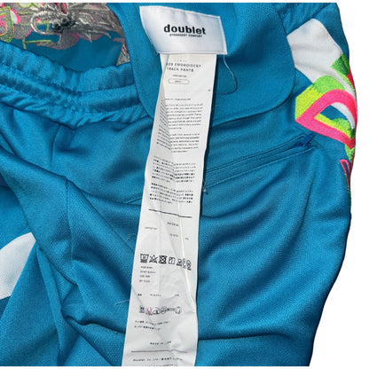 【DOUBLET】ダブレット CHAOS EMBROIDERY TRACK PANTS パンツ