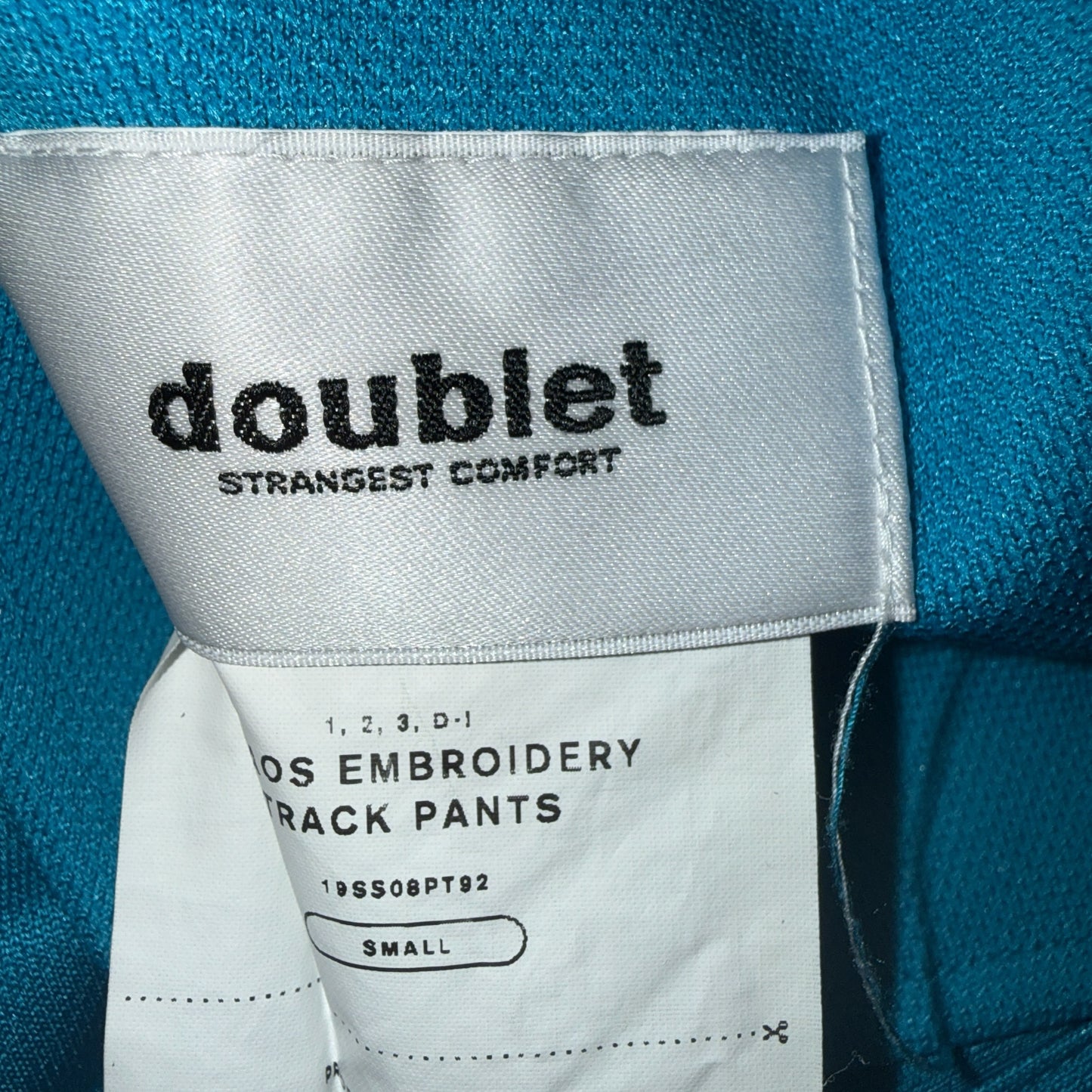 【DOUBLET】ダブレット CHAOS EMBROIDERY TRACK PANTS パンツ