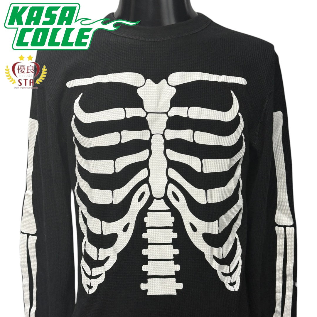 【Supreme 】シュプリーム "Skeleton Thermal " スカル 骸骨 ロンT Hanesボディ