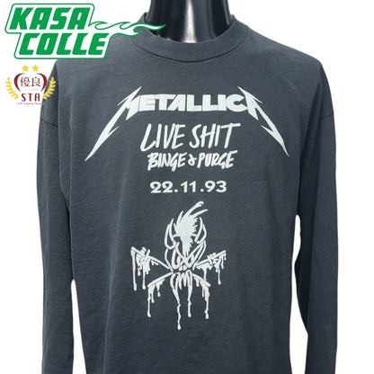 【METALLICA】メタリカ "Live Shit" 1993年 ロングスリーブTシャツ
