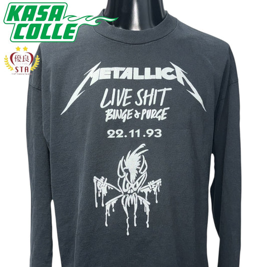 【METALLICA】メタリカ "Live Shit" 1993年 ロングスリーブTシャツ