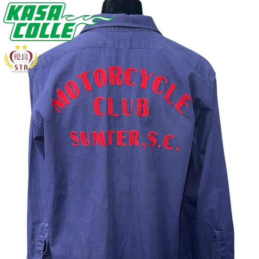 50s 60s MOTORCYCLE CLUB SUMTER, S.C.ヴィンテージワークシャツ