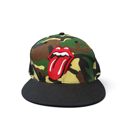 【THE ROLLING STONES】ザ・ローリング・ストーンズ "LIPS & TONGUE CAMO" キャップ