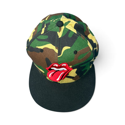 【THE ROLLING STONES】ザ・ローリング・ストーンズ "LIPS & TONGUE CAMO" キャップ