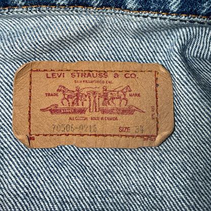 【Levi’s】リーバイス カナダ製 70506-0216 vintage デニムジャケット Gジャン