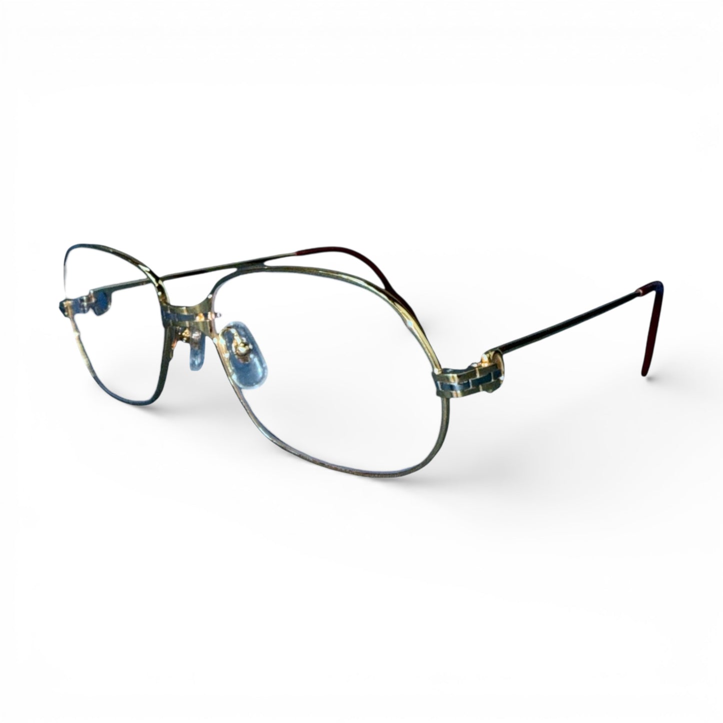 【Cartier】 カルティエ Cデコール ゴールドフレーム ヴィンテージ アイウェア 眼鏡 1989年製