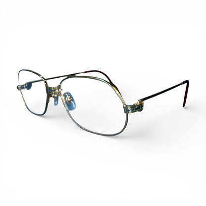 【Cartier】 カルティエ Cデコール ゴールドフレーム ヴィンテージ アイウェア 眼鏡 1989年製