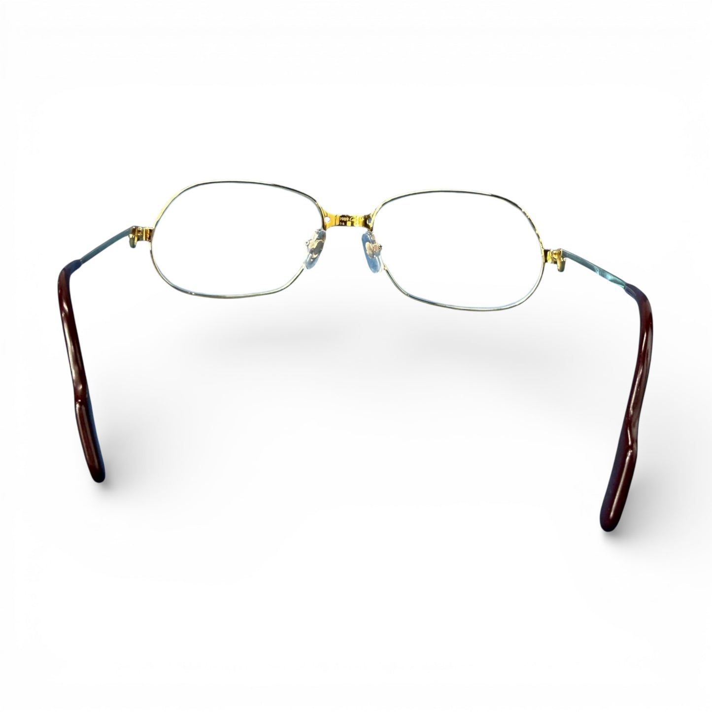 【Cartier】 カルティエ Cデコール ゴールドフレーム ヴィンテージ アイウェア 眼鏡 1989年製