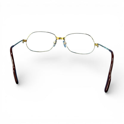 【Cartier】 カルティエ Cデコール ゴールドフレーム ヴィンテージ アイウェア 眼鏡 1989年製