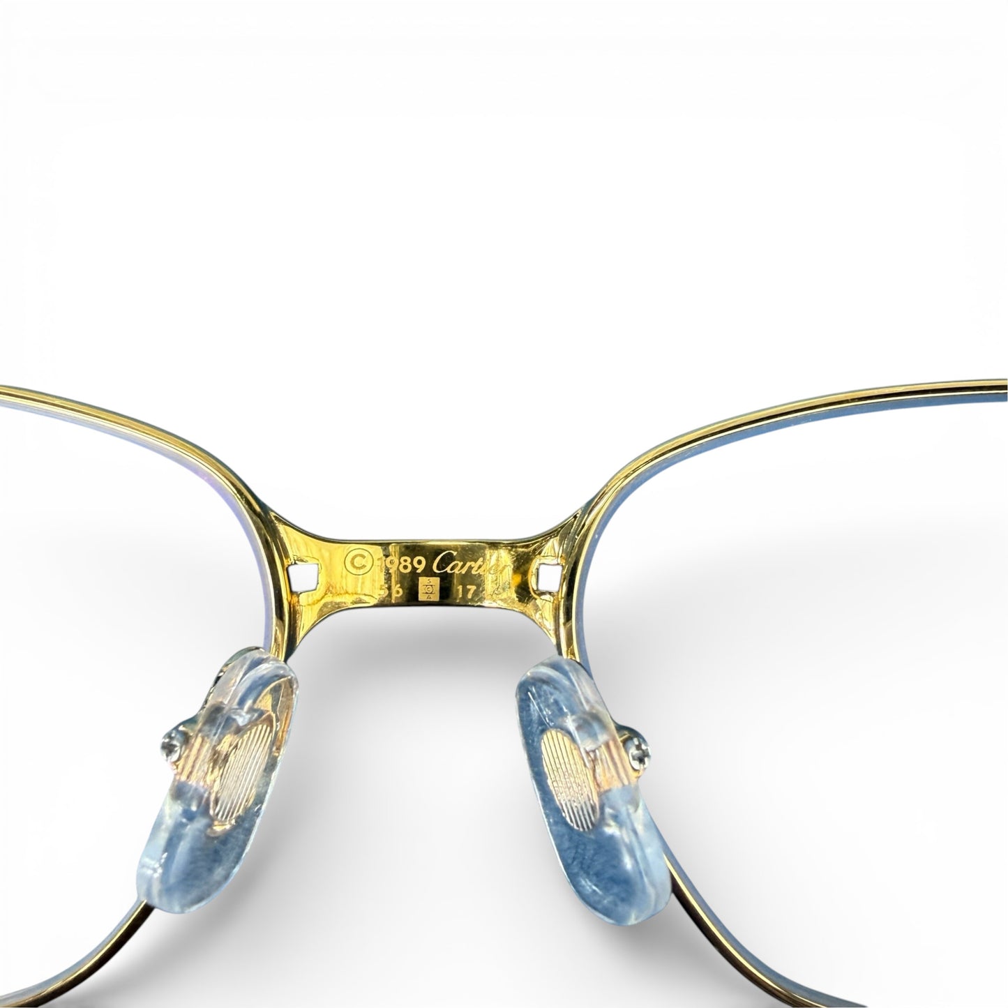 【Cartier】 カルティエ Cデコール ゴールドフレーム ヴィンテージ アイウェア 眼鏡 1989年製