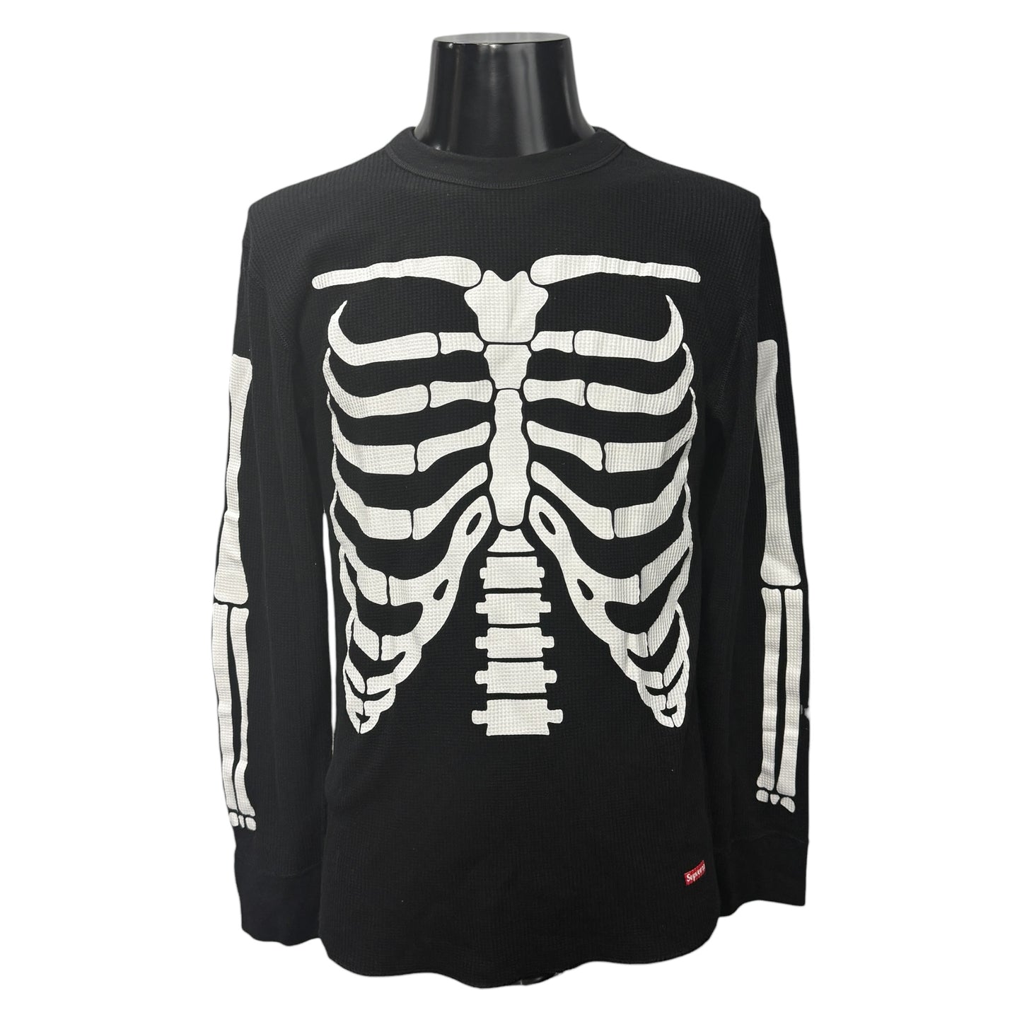 【Supreme 】シュプリーム "Skeleton Thermal " スカル 骸骨 ロンT Hanesボディ