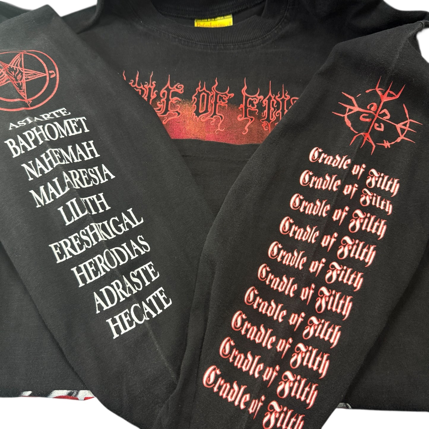 【CRADLE OF FILTH】クレイドルオブフィルス Vintage 90s ロングスリーブ Tシャツ