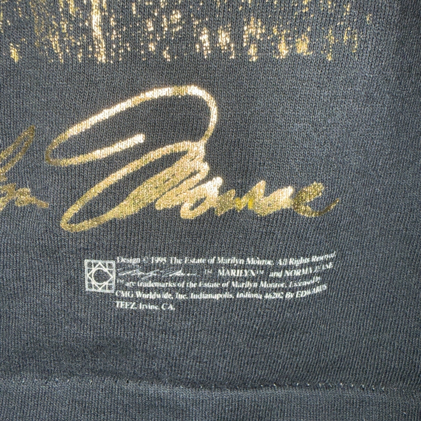 【MARILYN MONROE】マリリン・モンロー 1995コピーライト Vintage Tシャツ