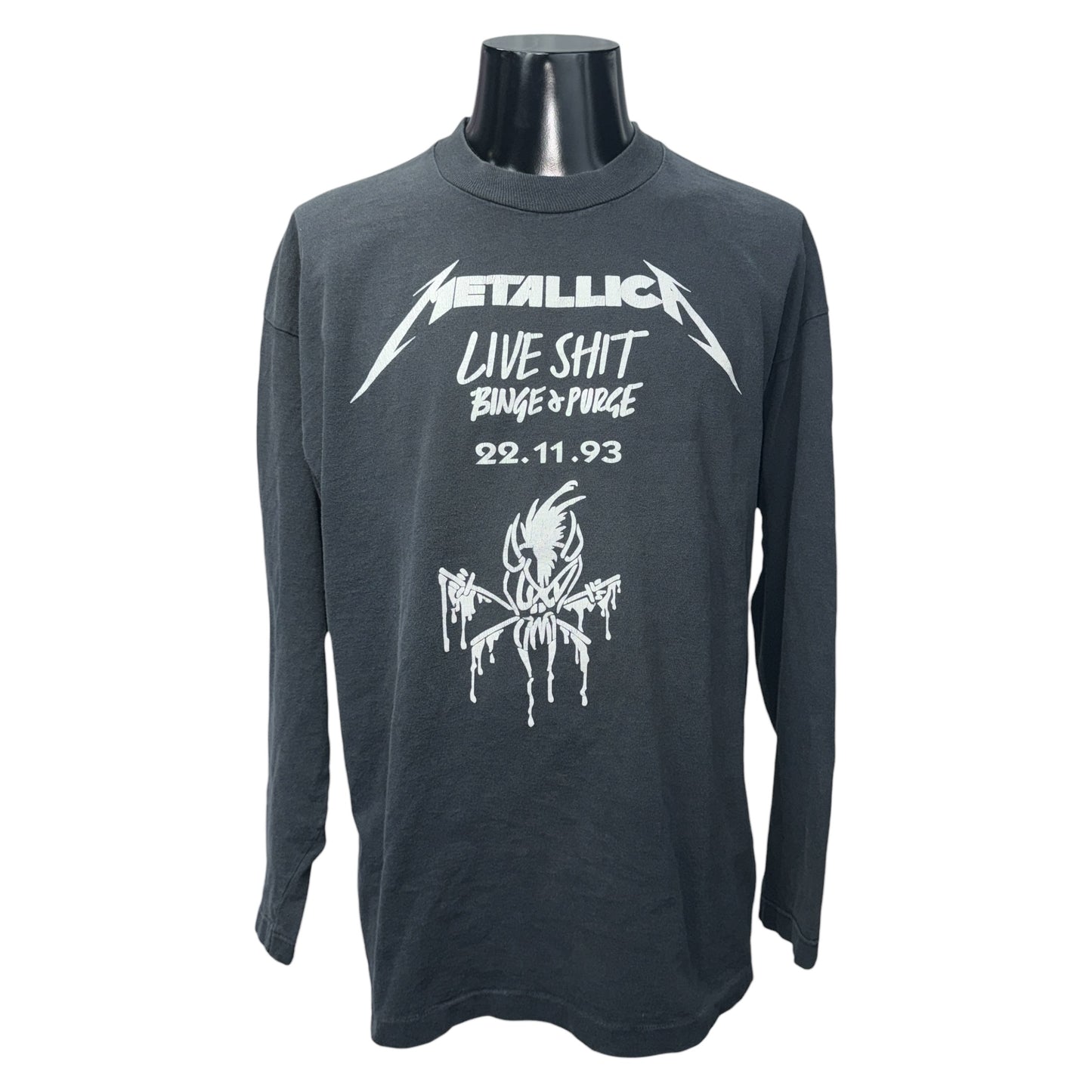 【METALLICA】メタリカ "Live Shit" 1993年 ロングスリーブTシャツ